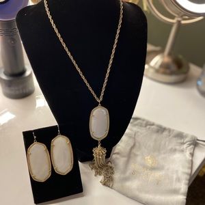 Cream Rayna necklace & Danielle earrings